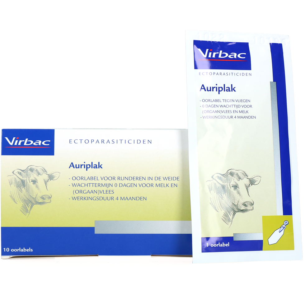 Auriplak anti-vliegenplaatjes (excl. Pijl) REG NL VRIJ