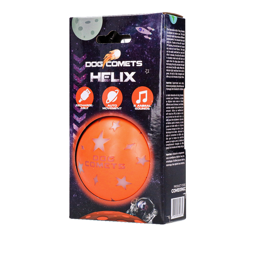 Dog Comets Helix Oranje