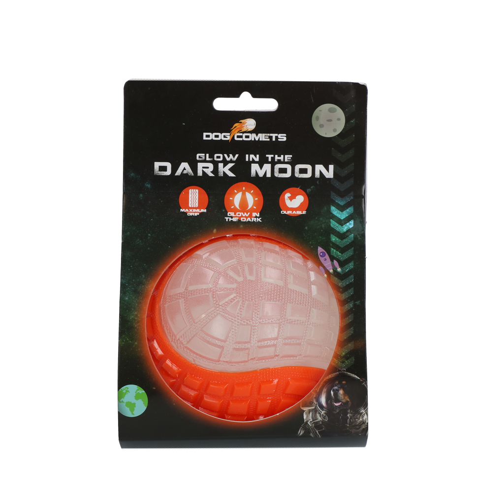 Dog Comets Glow in the Dark Moon Green S