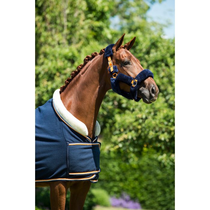 HB Showtime Blue Moon Showdeken - maat 145/195 - navy/orange