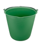 Emmer 15 l met schenktuit groen