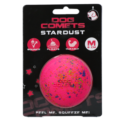 Dog Comets Ball Stardust Roze M