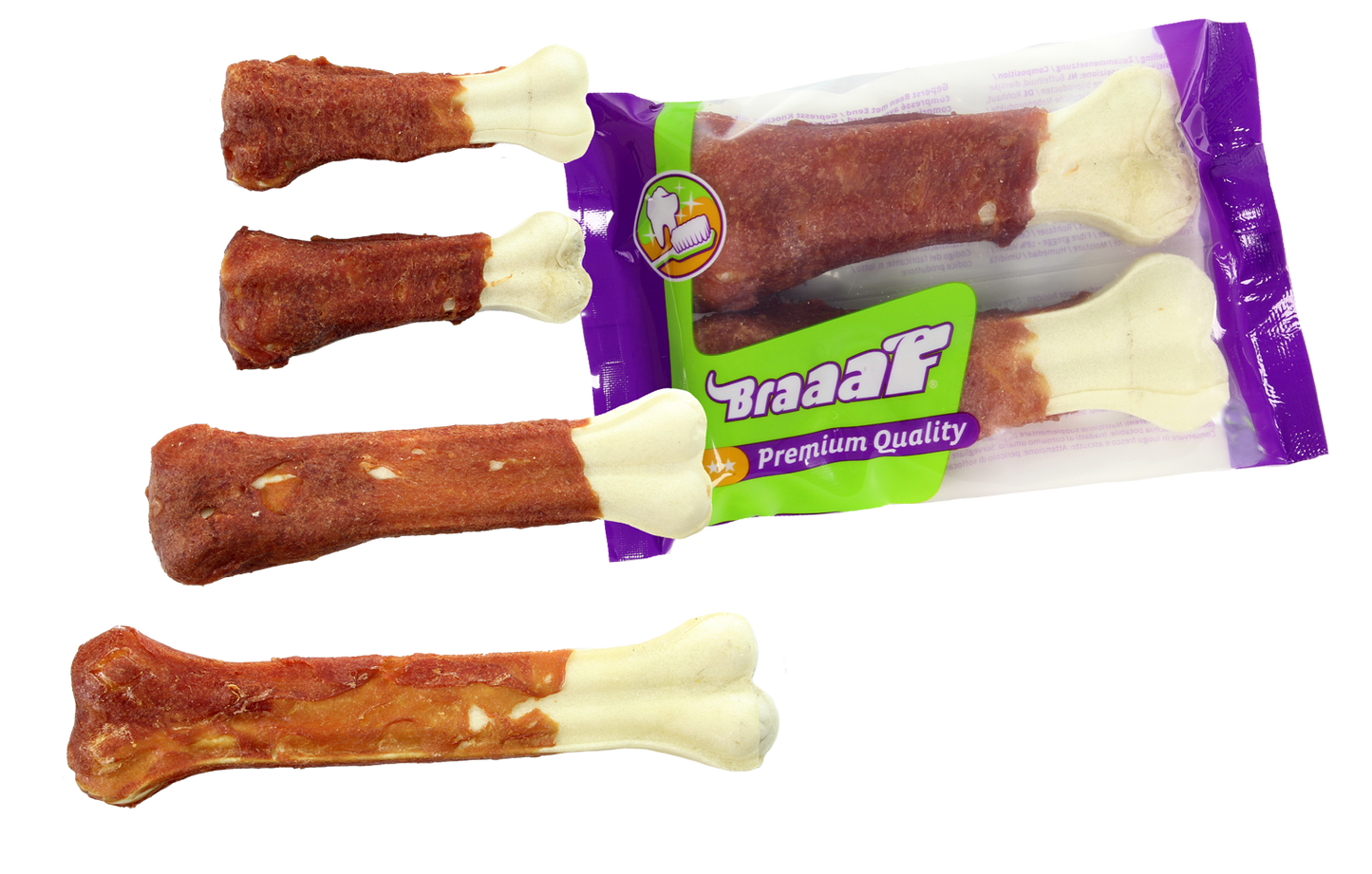 Braaaf Pressed Duck Bones 20 cm (1 pcs)