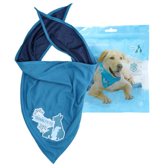 CoolPets Cooling Bandana 60x60cm L