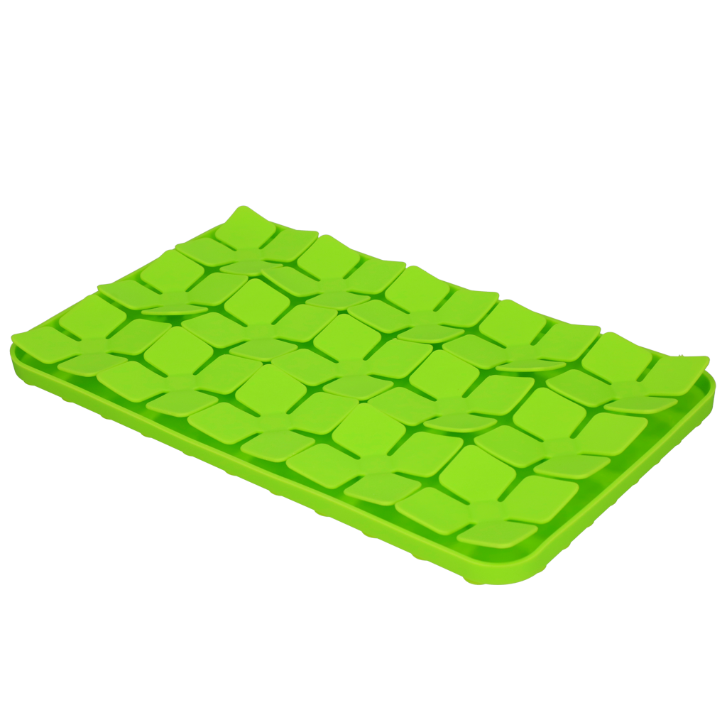 Eat Slow Live Longer Lick Mat Dimensions Flower Red