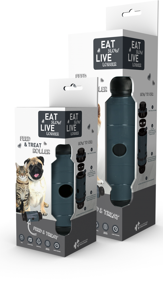 Eat Slow Live Longer Feed and Treat L Grijs