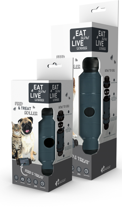 Eat Slow Live Longer Feed and Treat L Grijs