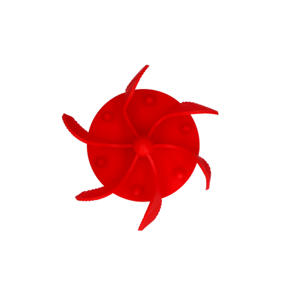 Eat Slow Live Longer Gobble Stopper M Red