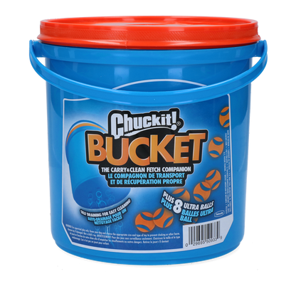 Chuckit Bucket met ultra ball Medium 8 st.